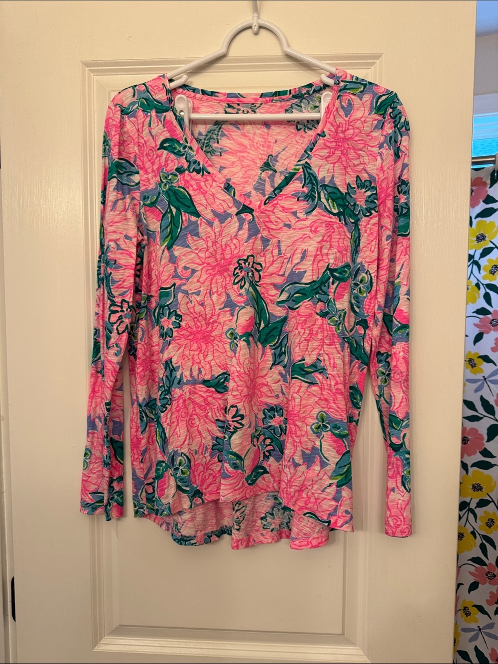 Lilly Pulitzer Flower Long Sleeve Shirt